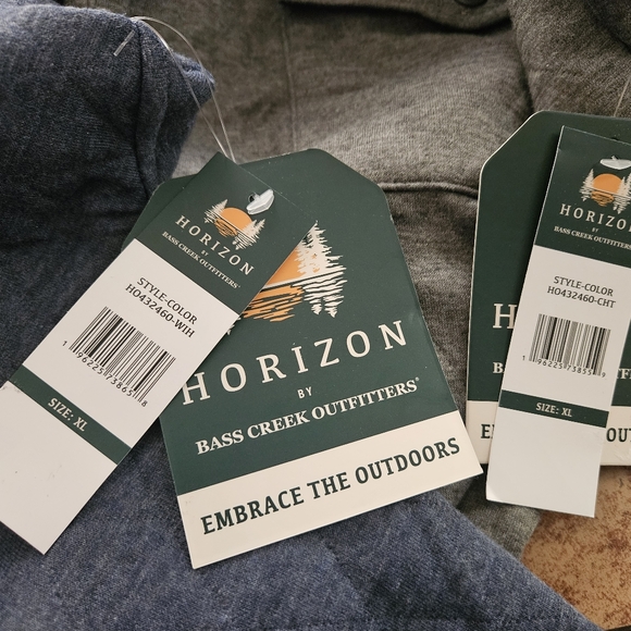 Horizon by Bass Creek Outfitters Mens Quilted Shacket Size XL Gorpcore Outdoors - Picture 11 of 11